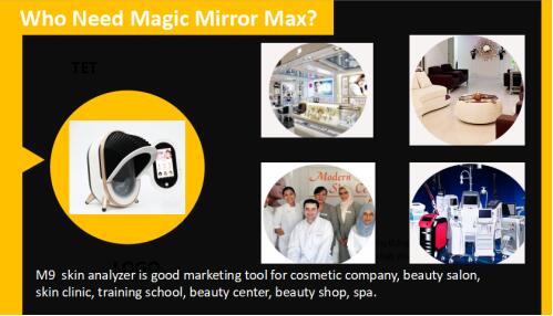 Camera Portable Face Analyzer Woods Lamp Skin Diagnostic Analyzer
