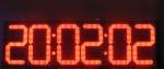 Digital Wall Clock with Temperature and Humidity Display Large LED Screen Table