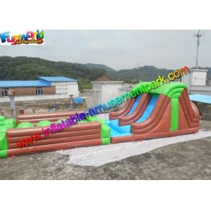 Waterproof Inflatable Playground 0.55mm PVC Tarpaulin Obstacle Course Inflatable
