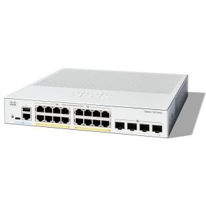China 16 Gigabit PoE+ Ports , 10G SFP+ , Stackable Cisco Switch For SMB Networking wholesale