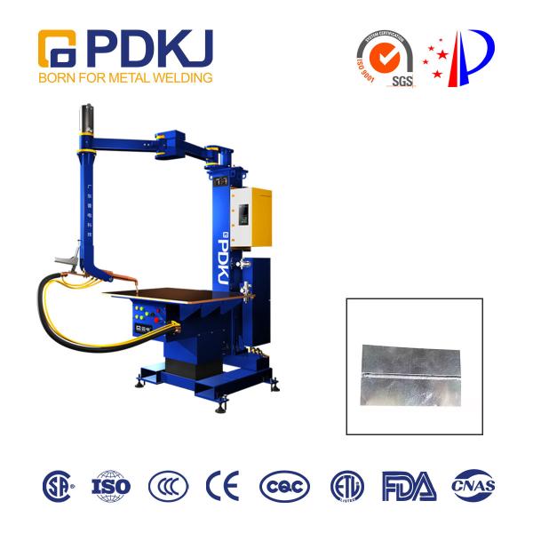 Seamless Table Top Spot Welder , Resistance Cnc Spot Welding Machine