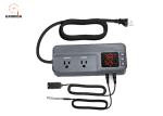 Temperature Controller with Dual Temperature Sensor AC Dual Stage Outlet