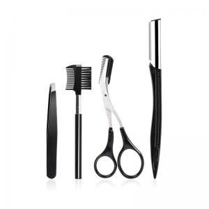 China ROHS Eyebrow Knives Comb Tweezers Eyebrow Trimming Tools wholesale