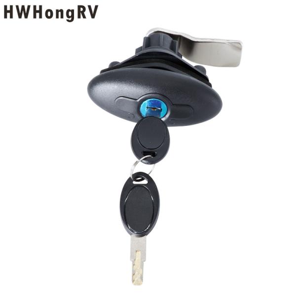 Quality HWHongRV  campervan cabin door lock RV caravan camper lock hatch door latch with key for sale