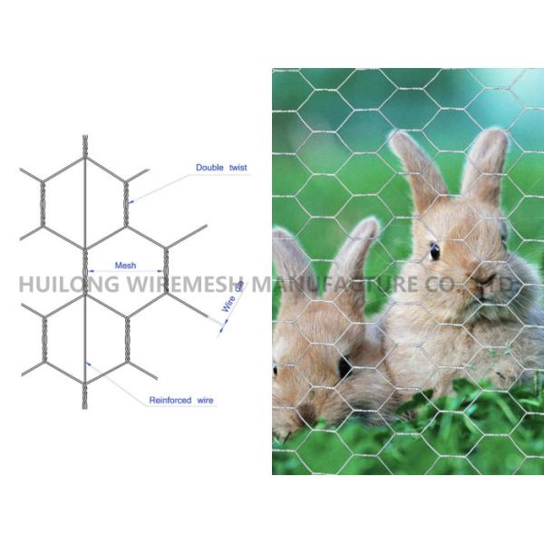 Lightweight Galvanised Hexagonal Netting 48 Inches X 50 Feet X 1 Inch Mesh