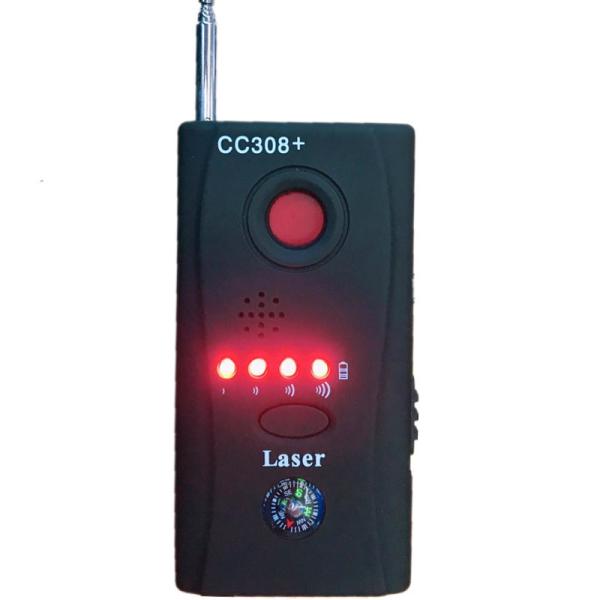 Quality Radio frequency signal detector cc308 camera scans GSM alarm GPS detector 1mhz-6.5ghz adjustable sensitivity for sale