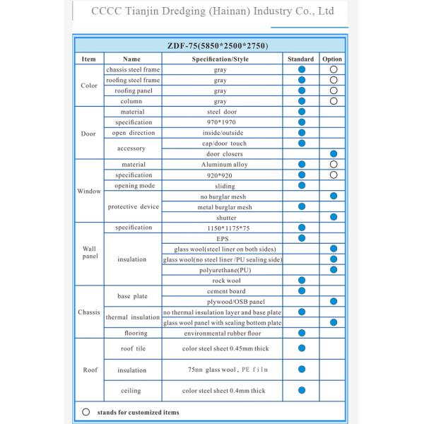 Prefabricated Folding Container House Modular 20ft With Steel Door