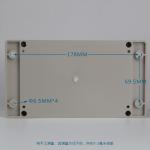 Rectangular 160x110x96mm Custom Plastic Cases For Electronics