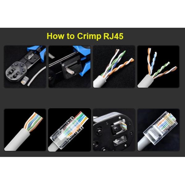 8P8C Ethernet Cable Module Gold Plated Cat 5E Data Module