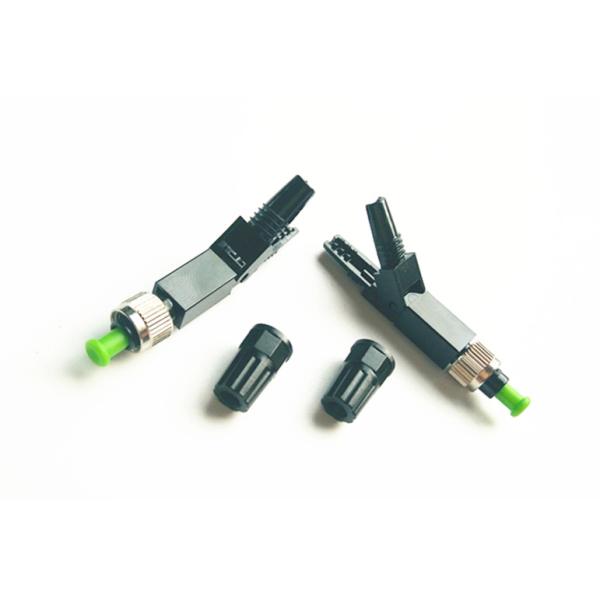 RoHS FC APC Fiber Optic Fast Connector , Quick Assembly Connector SM G765D G657A G657B