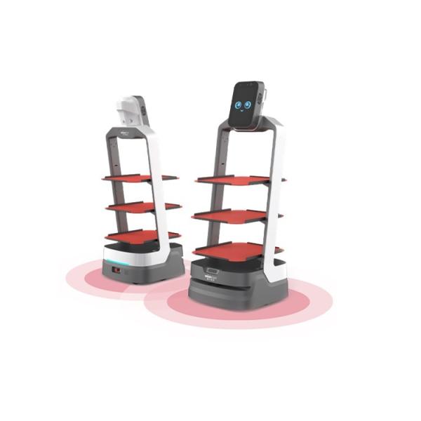 China Food Delivery Robot Waiter With AI Artificial Intelligence Service Robot on sale China Food Delivery Robot Waiter With AI Artificial Intelligence Service Robot on sale