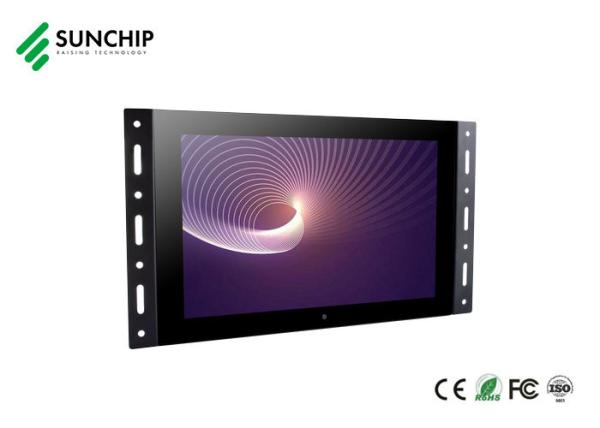 Android Network Version Open Frame LCD Advertising Display Metal Case With WIFI