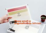 hot selling cheap A4, A5, A6, B5 transparent plastic pe zip lock files bag /zip