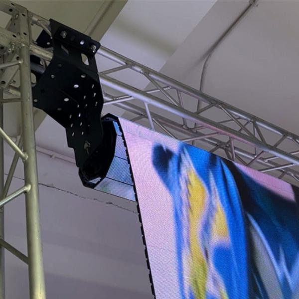 Flexible Floor Screen Foldable P1.5 P2.6 P3.91 GOB Roll Up Folding LED Display