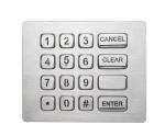 Durable16 keys backlit brushed steel numeric keypad with USB electronic