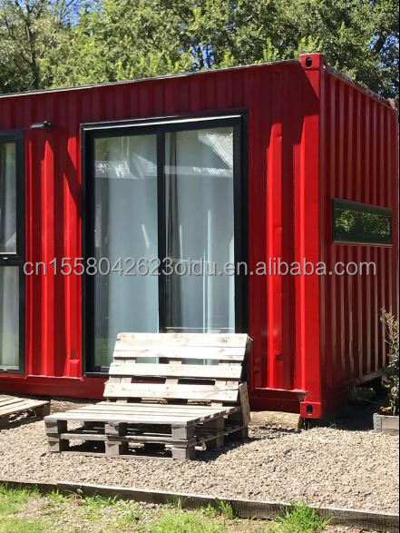 40ft 20ft Modern Luxury Garden Hotel Mobile Small House with Quick Installation and 50/75/100mm Wave Sandwich Panel Wall