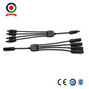 China Portable 4 To 1 Y Branch PV Connector TUV Solar Cable Parallel Connector wholesale