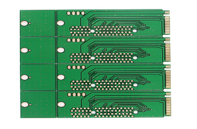 Green Ink Printed Circuit Board E Test FR4 Double Sided PCB
