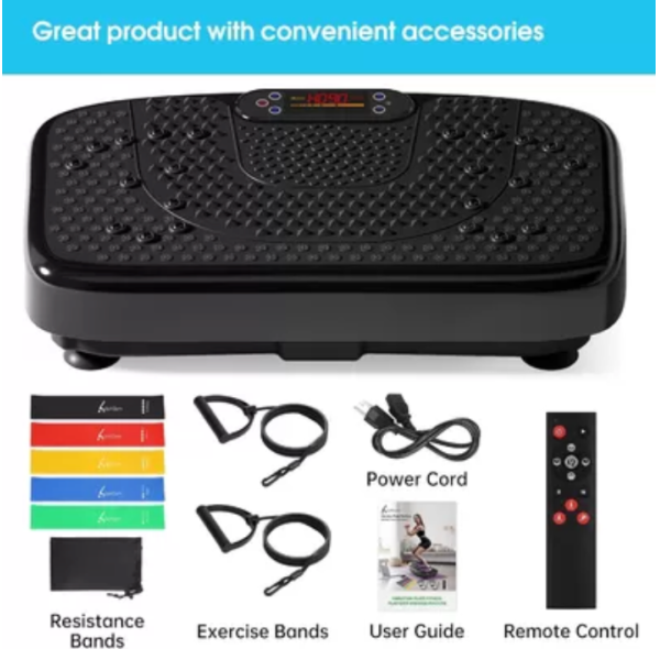 Detailed specifications of vibration plate exercise machine