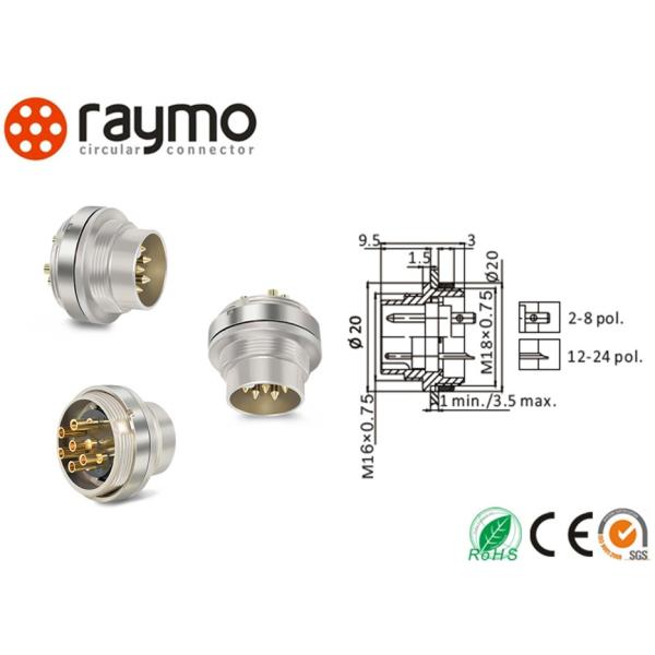 FAG Threaded Electrical Connector Raymo Brand Cable Plug Light Weight Design