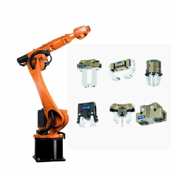 Schunk Robot Gripper With KUKA KR120 R3100 Industrial Robot For CNC Material