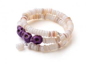 China Newest Fashion shell beaded bracelet women Jewelry wholesale from China low MOQ wholesale