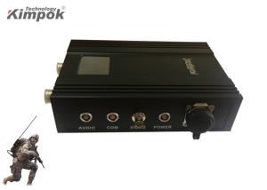 China NLOS Long Range Wireless Video Transmitter and Receiver COFDM 5-20W Manpack AV Sender H.264 on sale