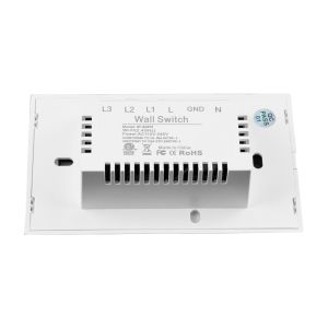Universal Incandescent Wifi Touch Switch With Tempered Glass Touch Panel
