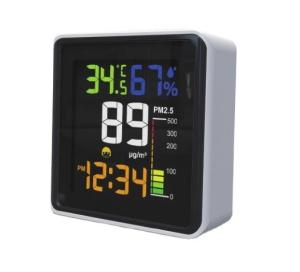 China Temperature Humidity Air Quality Monitoring Device Portable PM2.5 Detector For LCD Digital Display on sale