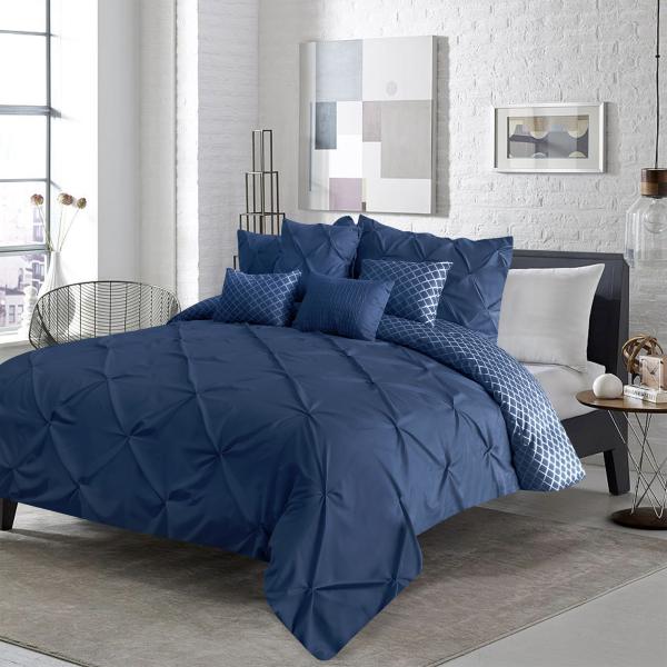 Microfiber Fabric Density Comforter Bedding Set 4 Pieces King Size Luxury Bedding