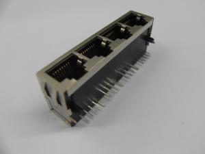 China Customized Shield 180 Degree 100 BASE PoE RJ45 Ethernet Connector Module For Lan Switch wholesale