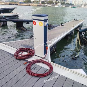 Aluminum Alloy Floating Dock Pontoon Yacht Floating Bridge Approach Pier