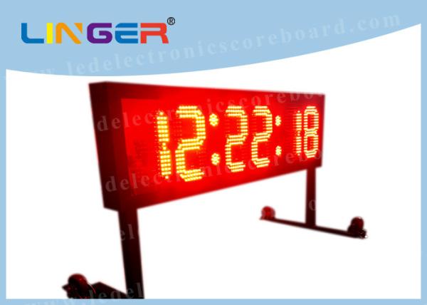 Quality Wireless Controller LED Countdown Timer Electronic With Moving Wheel Stand for sale