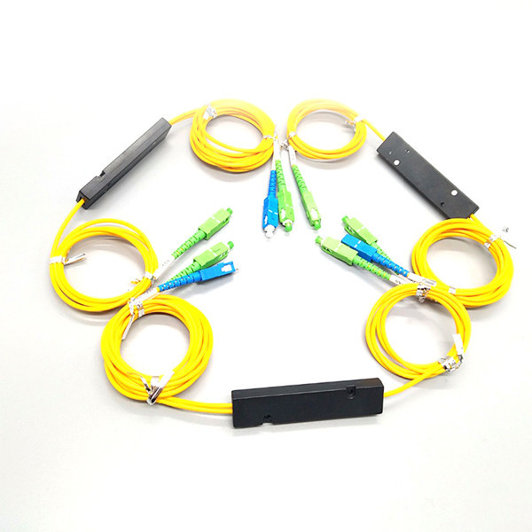 Durable FTTX WDM Module 1x2 ABS FWDM 1310nm 1490nm 1550nm Optical Filter