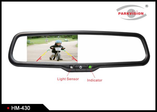 Quality RGB Car Rearview Mirror Monitor With Backup Camera , Car Mirror Camera System for sale