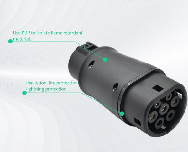 Quality Type 2 Ev Fast Charging Plug Type 2 To Type 1 Ev Charger Adapter for sale