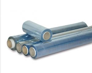 China 0.2mm Blue PVC Lamination Film 245cm Width 40kg Transparent Sheet For Packing wholesale