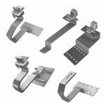 High Strength Solar Panel Hooks Pv Roof Hooks Screws Installation 1.4KN/M2