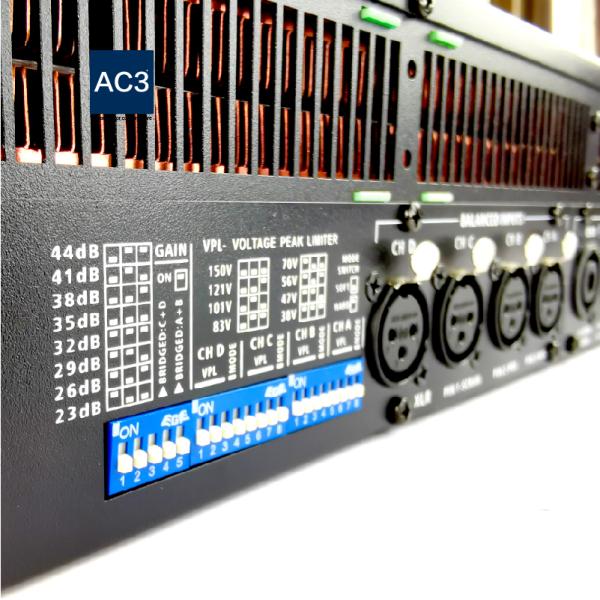 High power 10000W Switching power supply professional power amplifier with 4 channels