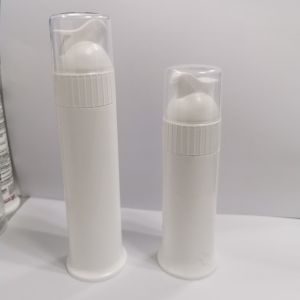 Hygienic Dispensing PP Plastic Airless Pump Bottles Toothpaste Custom Label