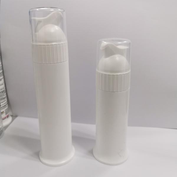 Hygienic Dispensing PP Plastic Airless Pump Bottles Toothpaste Custom Label