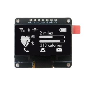 China 1.3 Inch OLED Display Module 350 Cd/M2 SSD1306 OLED Display 7 Pin Spi Interface wholesale