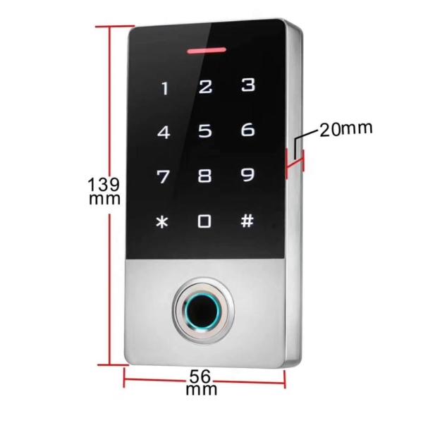 Waterproof Finger Print RFID Card Password Access Control Keypad