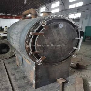 Smokeless Wood Sawdust Biomass Charcoal Coal Air Flow Continuous Carbonization