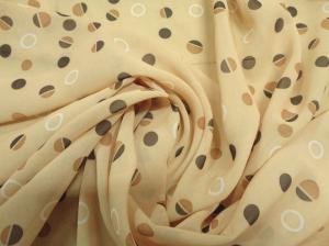 China Small Dot Chiffon Fabrics Georgette Fabric wholesale
