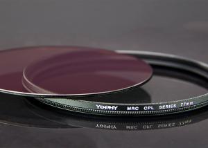 China CPL Filter For DSLR Camera With Ultra Slim Black Aviation Aluminum Alloy Frame wholesale