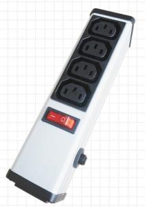 China 4 Outlets PDU Power Strip and Switch with Overload protecter , Smart Multi Plug Extension Cord wholesale