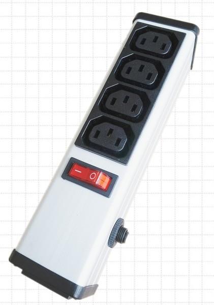 4 Outlets PDU Power Strip and Switch with Overload protecter , Smart Multi Plug