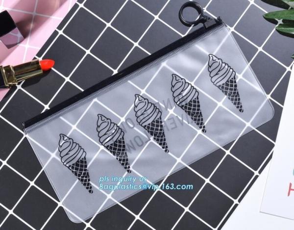 Quality frosted bag cloth packaging bag with zipper/ odm logo printed oem zip lock plastic bags with slider, Zip-Lock Plastic Pa for sale