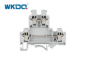 China JUKK 5 Installation Electrical Screw Terminal Block , Wiring Barrier Terminal Blocks Flame Retardant wholesale